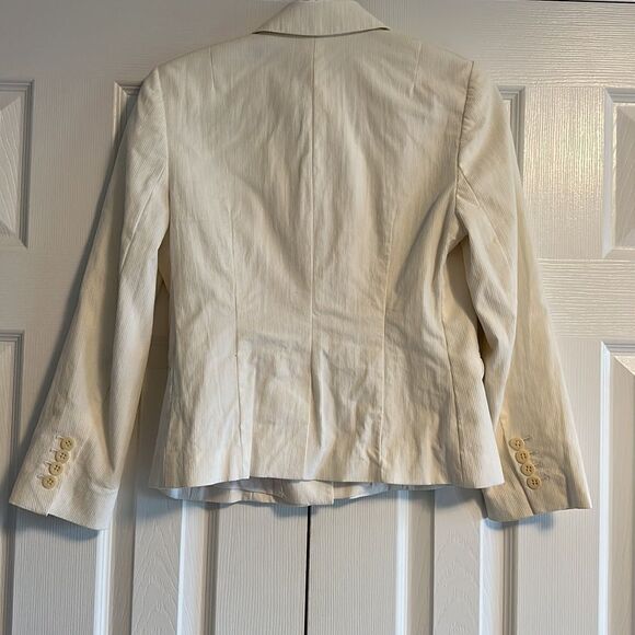 Club Monaco Women’s White One Button Blazer, Size 6 - Picture 5 of 6